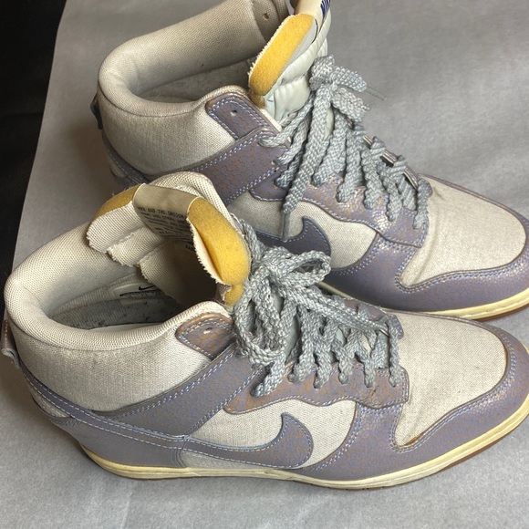 Nike Dunk Sky High Hidden Wedge Women's Size 10 Sneakers Canyon Gray - Picture 3 of 7